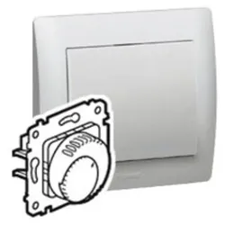 Legrand 775689 Einsatz Fußboden Raumthermostat Galea soft Aluminium