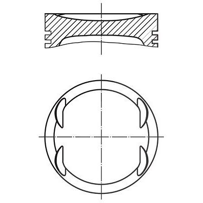 Mahle Kolben [Hersteller-Nr. 0121902] für Opel, Vauxhall