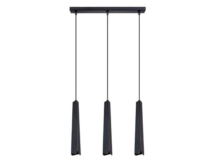 Lampe suspendue PRYSM 3L noir 3xG9 8W acier 120x5x45cm Sollux Lighting