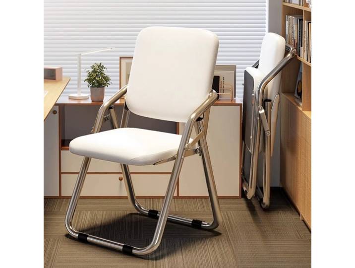 Mobilier de bureau chaise d'ordinateur pliante confortable sédentaire dos chaise de bureau bureau chaises de jeu ordinateur vanité relaxante