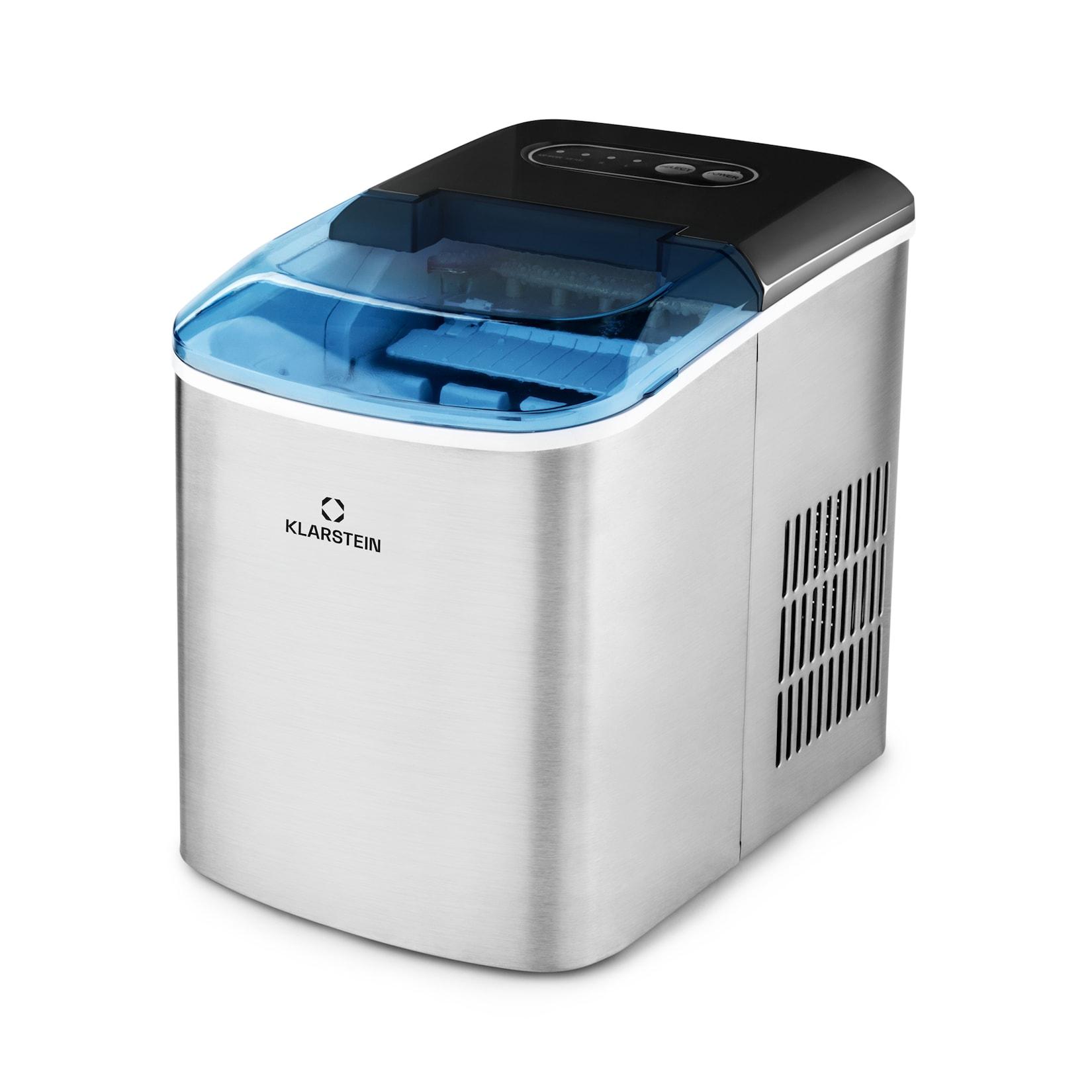 On-The-Rocks Eismaschine LED 12kg je 24h 2.1l Edelstahl schwarz