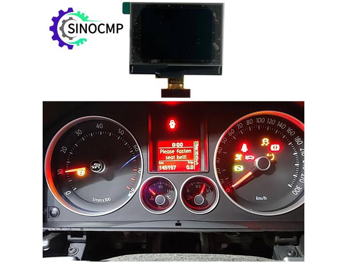 Écran d'affichage LCD pour tableau de bord, pour VW Golf V Touran Passat B6 Jetta Mk5 Skoda Seat, ensembles de jauges de voiture, 92290206