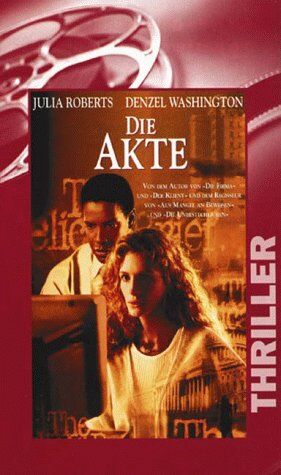 Alan J. Pakula - Die Akte [VHS] - Preis vom 08.10.2026 07:26:42 h