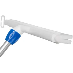 Lewi 14007 Wasserschieber Kunststoff weiß 55 cm für den Hygienebereich, mit Moosgummi