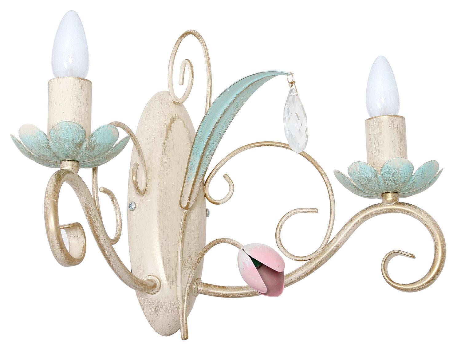 Luminex LUCE 445 Kinkiet klassieke dubbele wandlamp