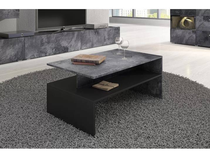 Table basse moderne BRYCE\, schiefer