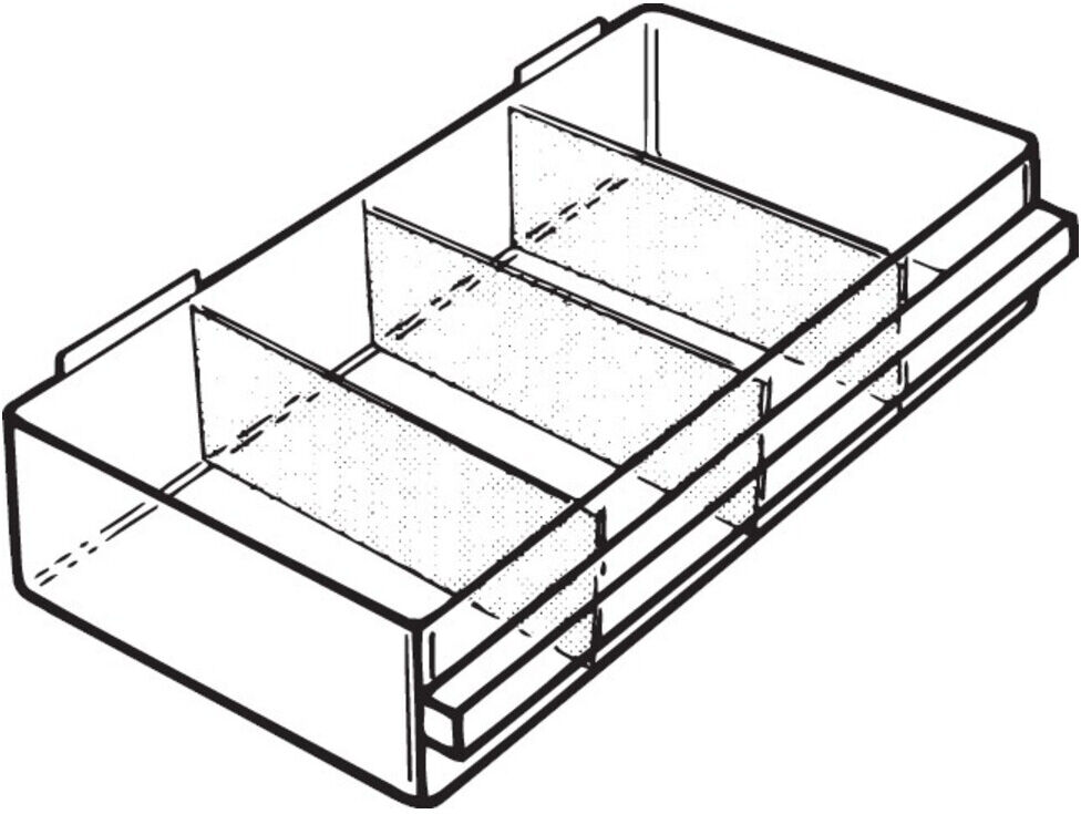Raaco Schublade transparent, Schubladentyp: 150-03 (104708)