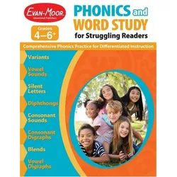 Phonics and Word Study for Struggling Readers, Grade 4 - 6 + Teacher Resource, Schulbücher von Evan-Moor Educational Publishers