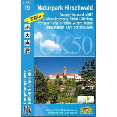UK50-19 Naturpark Hirschwald, Sonstige von , Landesamt für Digitalisierung, Breitband und Vermessung, Bayern, 978-3-89933-993-2