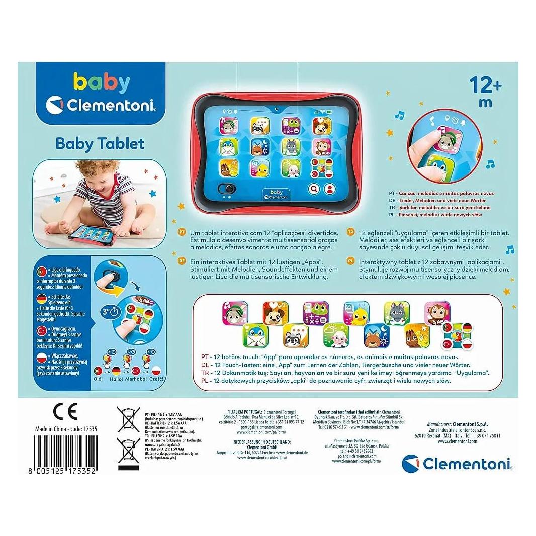 Clementoni Sprechendes Baby-Tablet (1 - 3 Jahre) (320.17535)