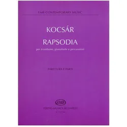 Kocsár Miklós Rapsodia per trombone, pianoforte e percussione Mixed Chamber Trio, Fachbücher