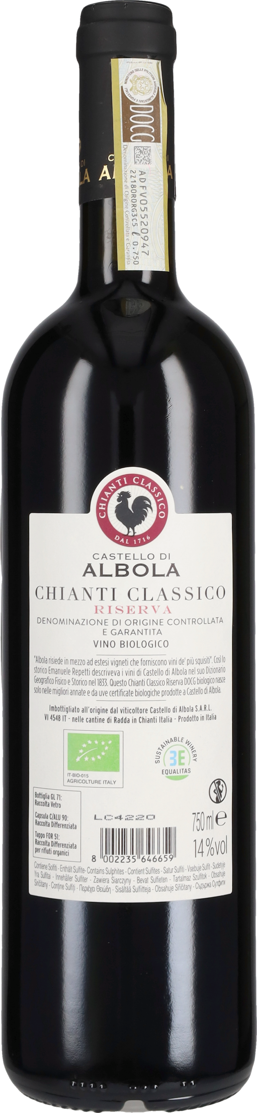 Chianti Classico Riserva Castello d'Albola 2022