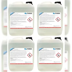 FABA Steinreiniger Konzentrat Wegreiniger für Terrasse und Pflaster 4 x 5 L