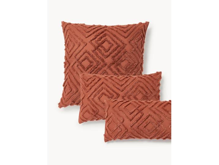 Taie d'oreiller en percale de coton avec motif tufté Phil