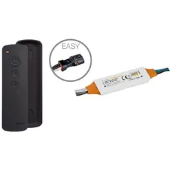 Schlüter Systems LIPROTEC-PEBR Plug & Play-Bluetooth-Receiver inkl. Fernbedinung Steuerung von RGB+W LED-Modulen (EASY)