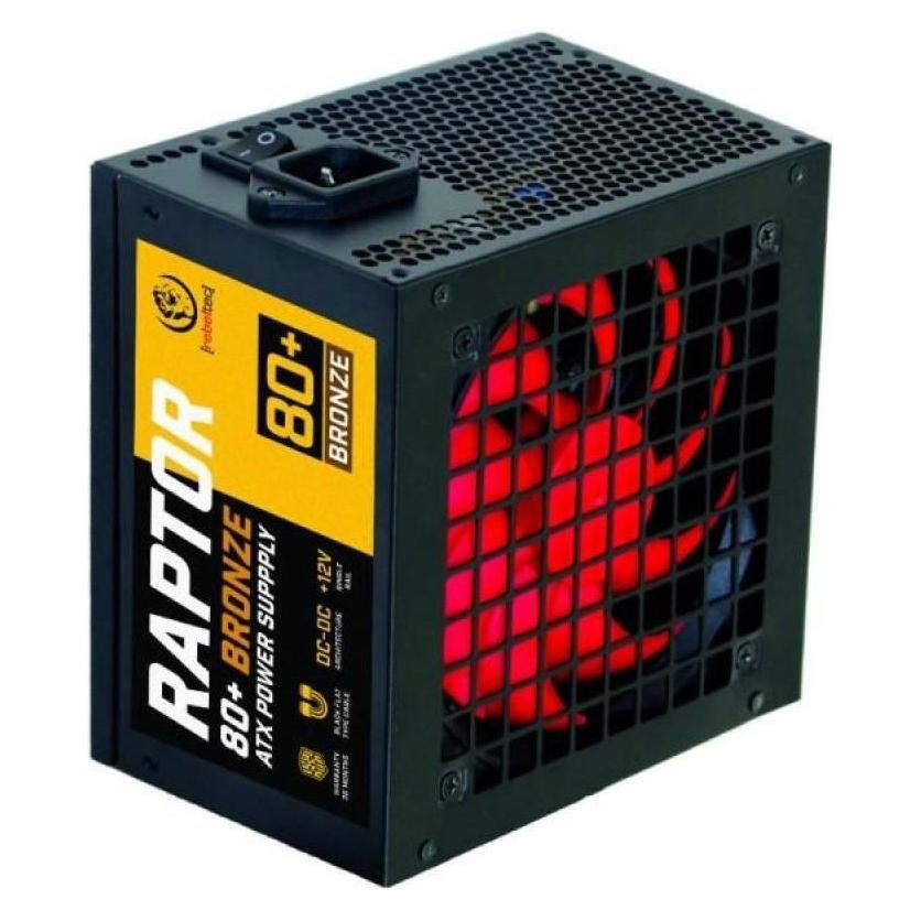 Rebeltec ATX Netzteil RAPTOR 500W BRONZE 80+ Single Rail DC-DC (500 W) (RBLZAS00016)