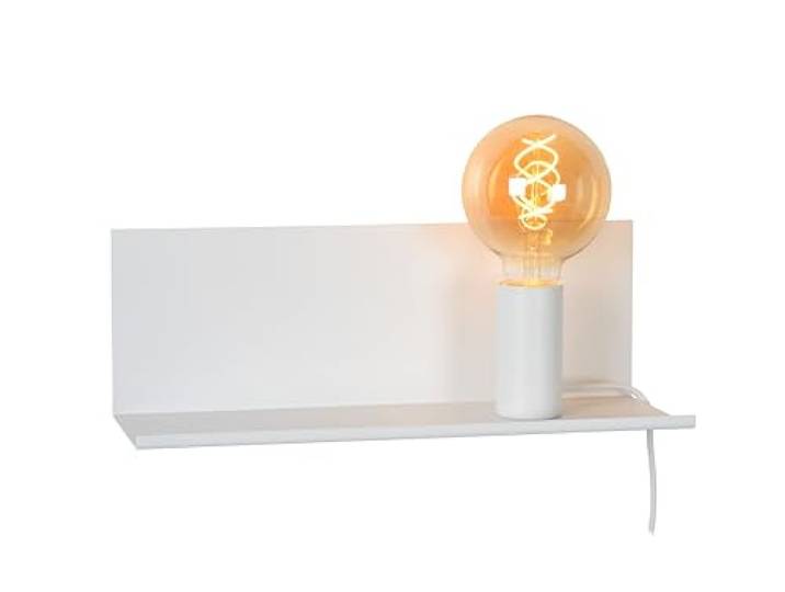 Lucide SEBO - Lampe de chevet - 1xE27 - Blanc
