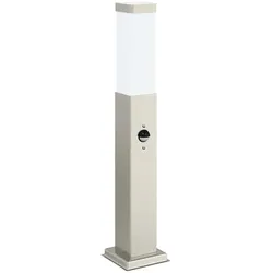 vidaXL Pollerleuchte mit Sensor 50 cm Edelstahl IP44