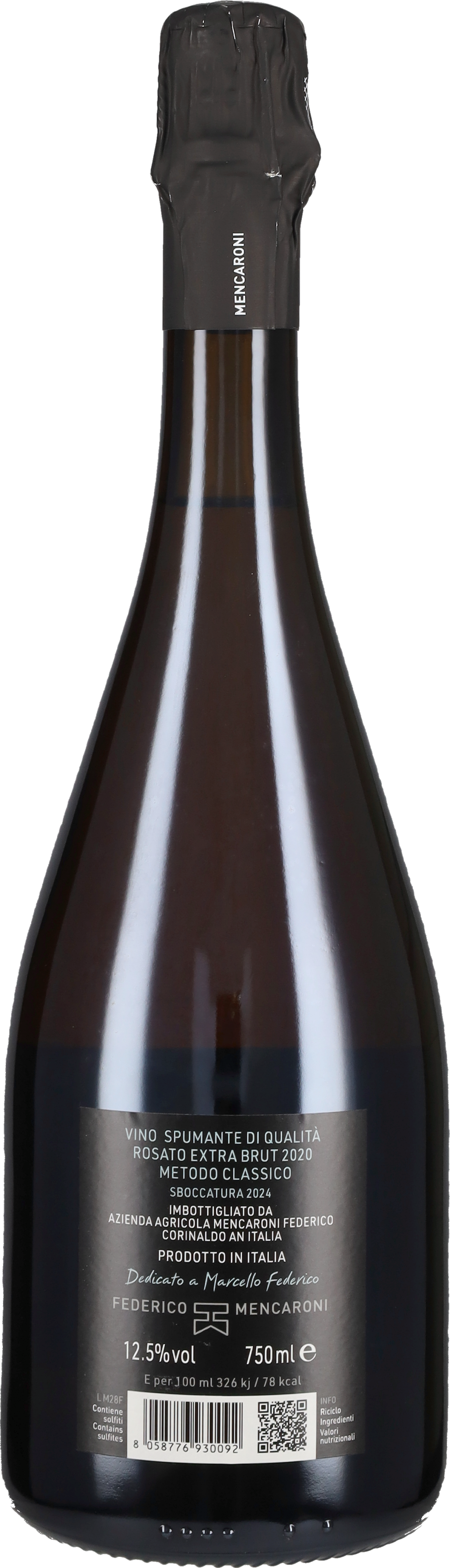 Mencaroni Federico Classic Method Sparkling Rosé Extra Brut Federico Mencaroni