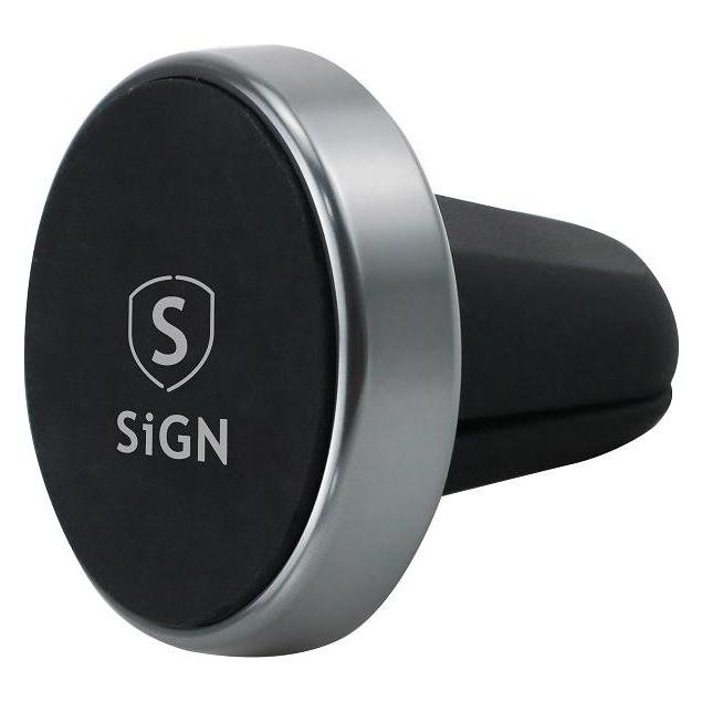 SIGN Universal Magnetic Phone Holder for Car - Silver (TFS-L006S)