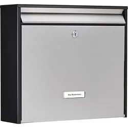 Burg Wächter, Briefkasten, Briefkästen Oxford 6877 black&steel