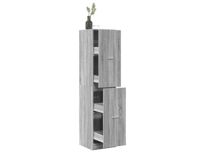 NEW 2026  Armoire apothicaire 1 PC Cabinet de rangement sonoma gris 40x41x174 5cm bois d'ingénierie L5104
