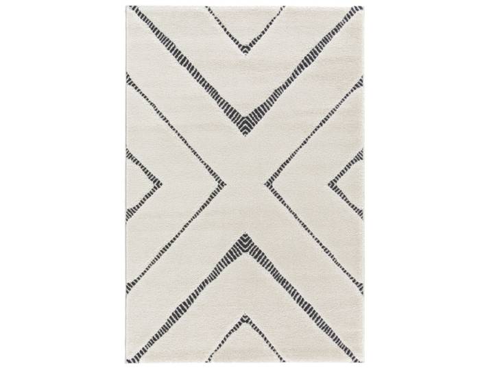 Tapis poils ras RACHIDA motif graphique