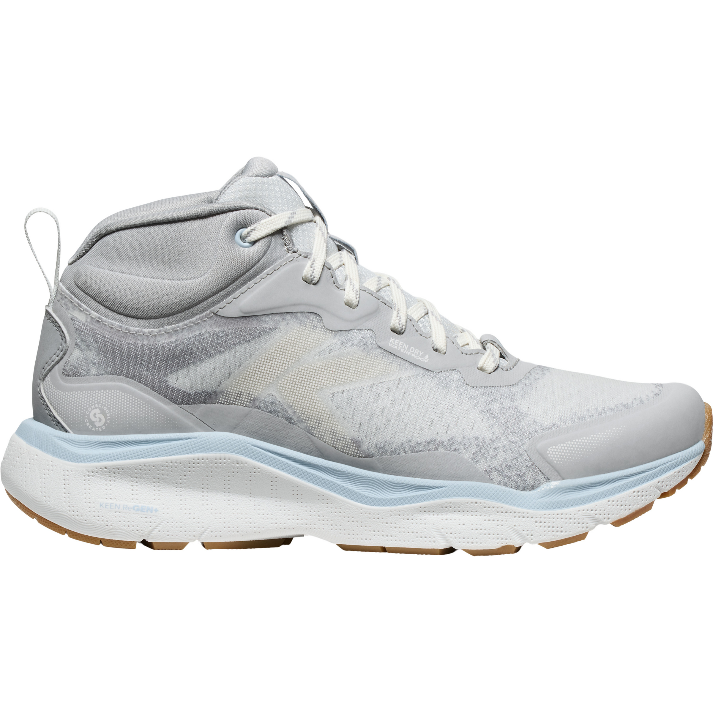 Keen Leiki Mid WP Damen Wanderschuhe grau Größe 38 Wasserdicht