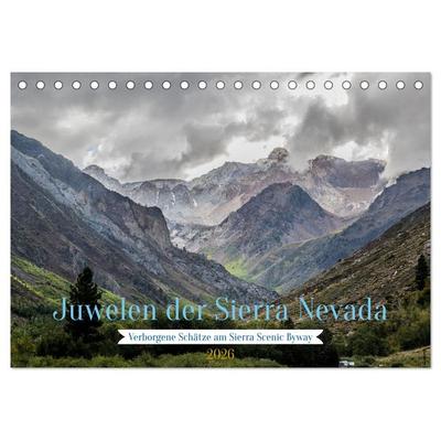 Juwelen der Sierra Nevada (Tischkalender 2026 DIN A5 quer), CALVENDO Monatskalender