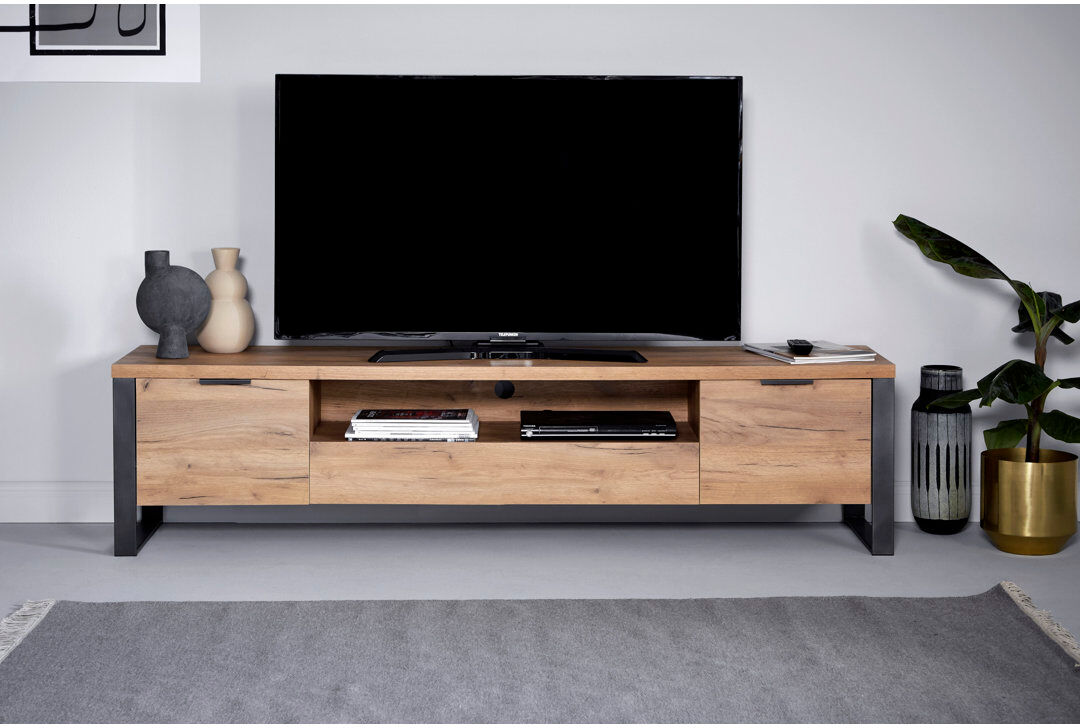 Mercury Apogee TV Stand for TVs up to 77" Oak 70"