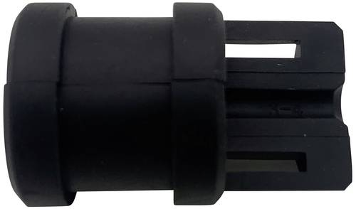 TRU COMPONENTS TC-KDT/Z 05 Kabeldurchführung geschlitzt Klemm-Ø (max.) 6mm Thermoplastischer Kautschuk Schwarz