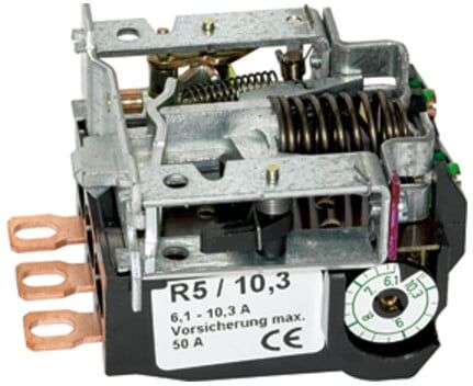 Riegler Relais de protection moteur (relais de surcharge) 6,10 - 10,3 A (R 5/10,3)