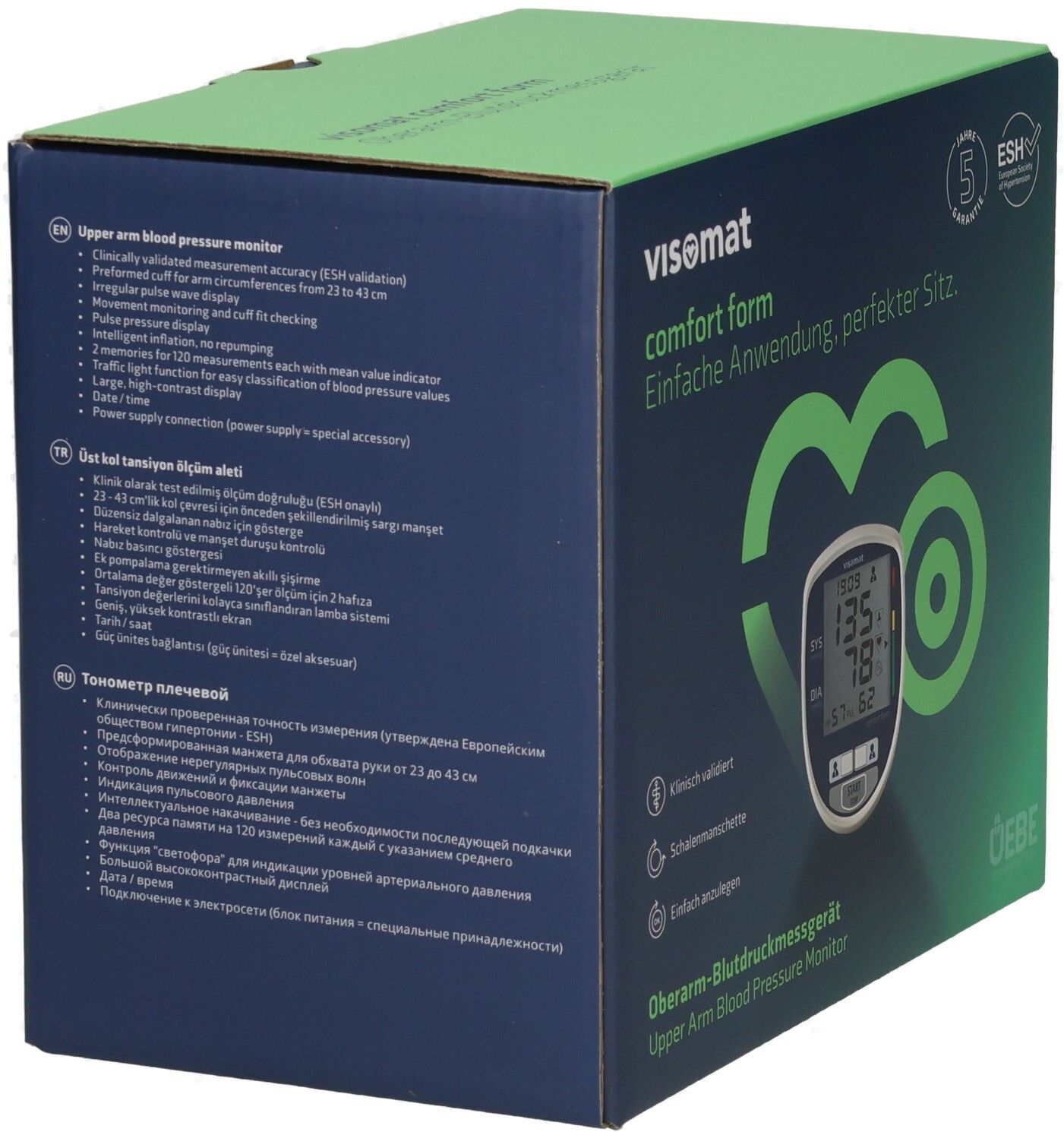Visomat comfort form Oberarm Blutdruckmessgerät 1 St Gerät