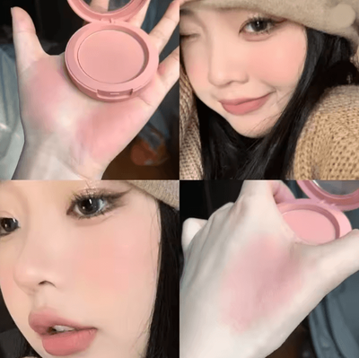 Inspire Essentials Soft Matte Peach Orange Powder Blush Long Lasting Waterproof b