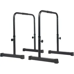 Matchu Sports Verstellbare Dip Barren - Schwarz - Stahl
