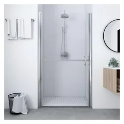 vidaXL, Duschkabine + Duschwand, Elcoles (195 cm, 91 cm, 195 cm)