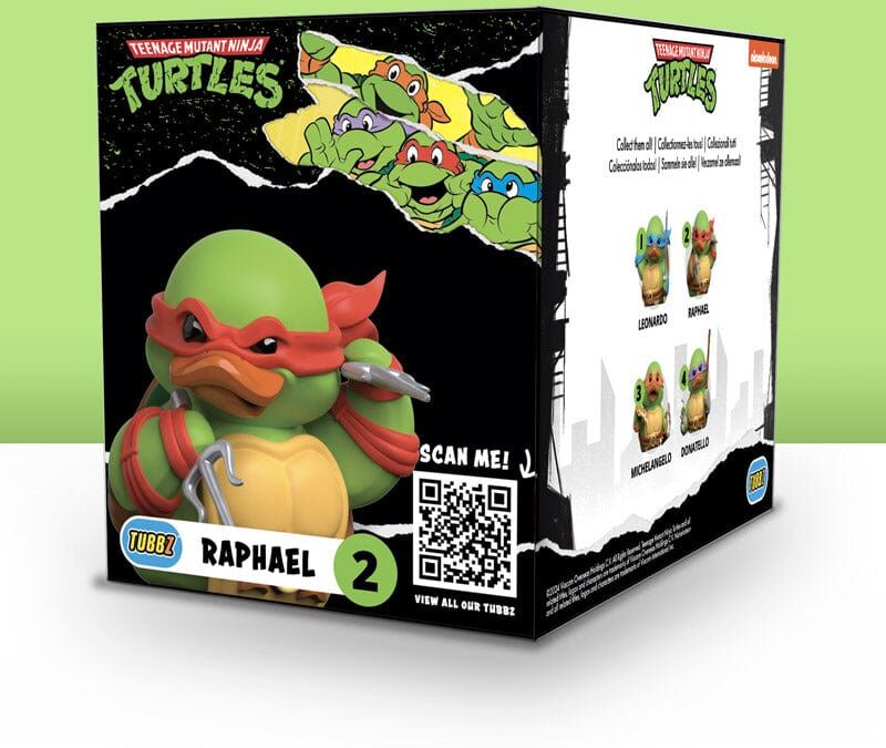 Tubbz Collectibles – Teenage Mutant Ninja Turtles – Raphael (Boxed Edition) - Limited Edition TMNT Collectible Figure