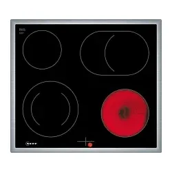 M16SRF0L0 Elektrokochfeld 60cm herdgebunden Bräterzone Edelstahlrahmen