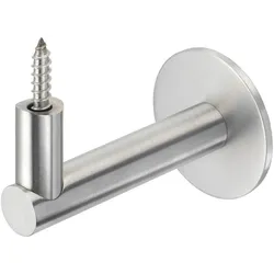 Kws, Treppengeländer + Handlauf, Handlaufstützen flach Ausladung 75 mm Edelstahl (Edelstahl matt)