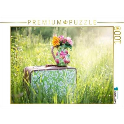 CALVENDO Puzzle Ein Bild aus dem Kalender Cottage Summer. Farben der Landschaft | 1000 Teile Lege-Größe 64x48cm Foto-Puzzle für glückliche Stunden,