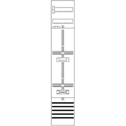 Striebel & John, Verteilerschrank Zubehör, 2CPX035468R9999 KA1251 Zählerfeld Inhalt 1 St.