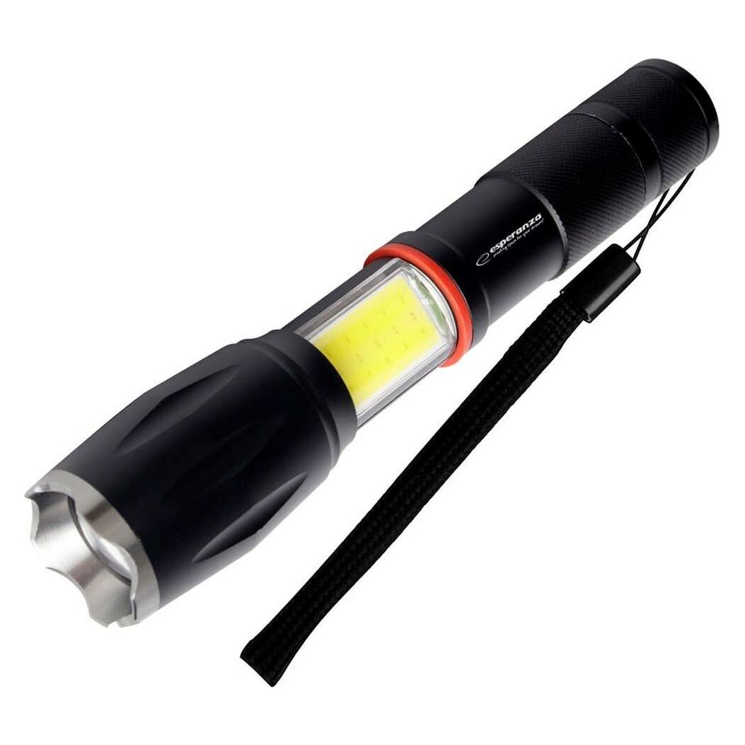 Esperanza EOT070 Taschenlampe Schwarz LED-Taschenlampe (15 cm, 250 lm) (EOT070)
