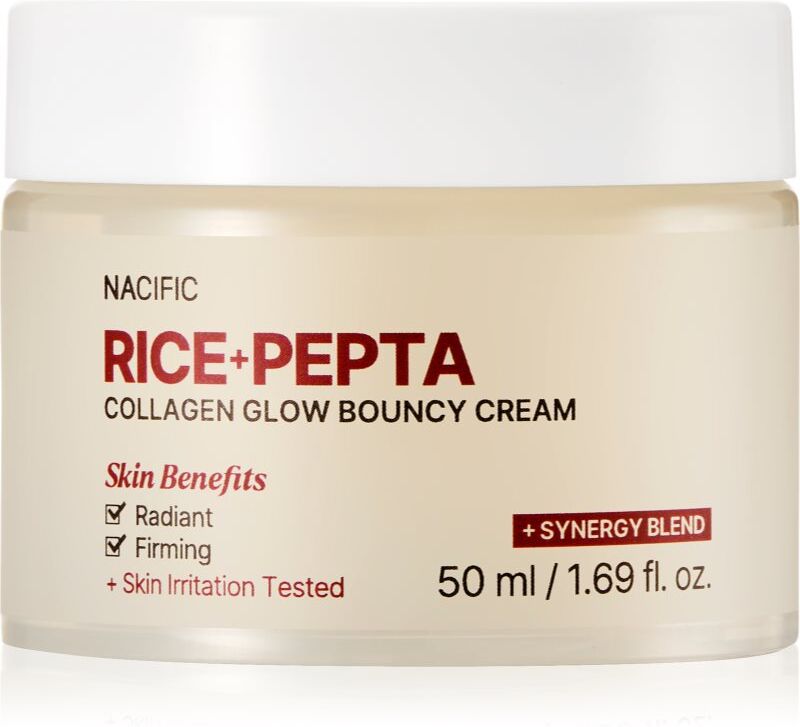 Nacific Rice + Pepta Collagen Glow Bouncy Cream brightening face cream with moisturising effect 50 ml