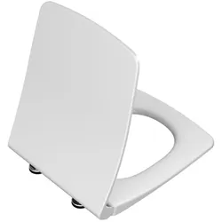 VitrA Metropole Slim WC-Sitz 122-401R009 mit Absenkautomatik und Schnellverschluss, abnehmbar, edelweiß