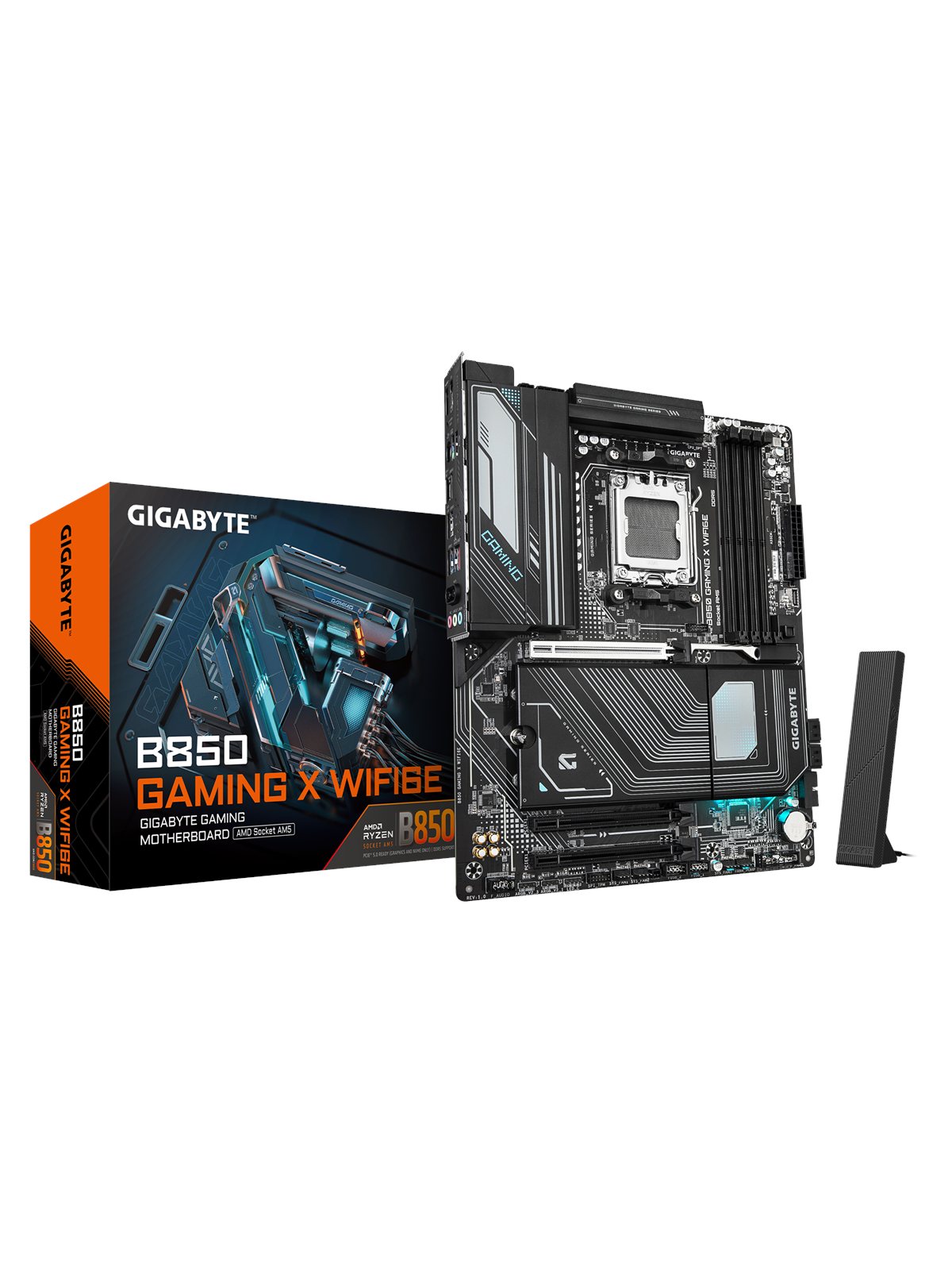 GIGABYTE B850 GAMING X WIFI6E Mainboard - AMD B850 - AMD AM5 - DDR5 RAM - ATX