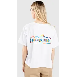 Patagonia Unity Fitz Easy Cut Responsibili T-Shirt white Gr. L