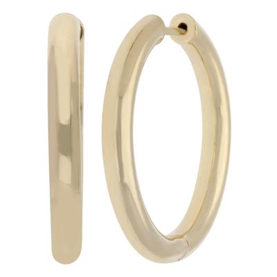 Paar Creolen FIRETTI "Schmuck Geschenk Silber 925 Ohrschmuck Ohrringe Klassisch" Gr. 30, gold (gelbgoldfarben), Ohrringe, Damen, 30, Silber 925 (Sterlingsilber)