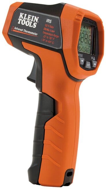 Klein Tools Thermomètre IR double laser -30 à 400 °C 12:1 (IR5)