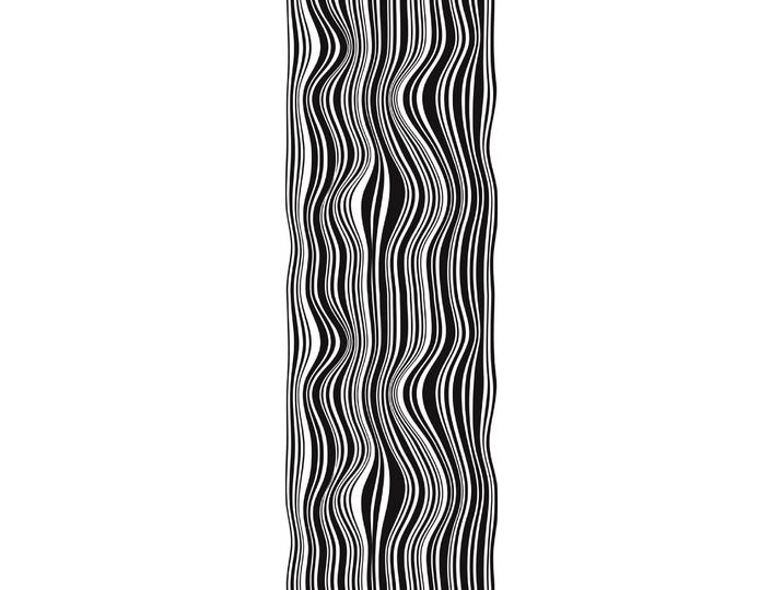Vinyltapete QUEENCE Dave , schwarz, B:0,9m L:2,5m, Vinyl, Tapeten, Vinyltapete, 90x250cm, selbstklebend, kinderleichte Anbringung,, Sticker