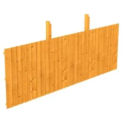 Skan Holz Rückwand Leimholz für Leimholz Doppel- Carport Deckelschalung Gr. 1 eiche